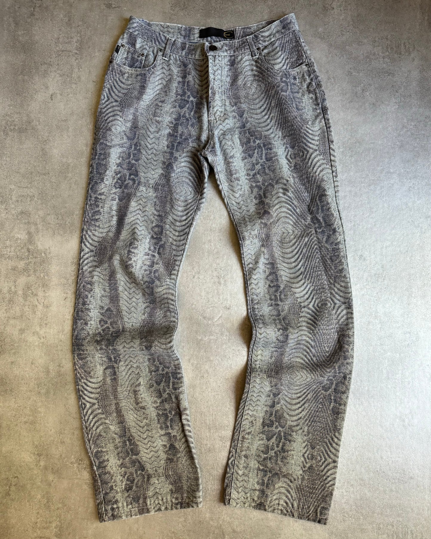 SS2008 Cavalli Panther Psycho Brut Pants (S) - 1