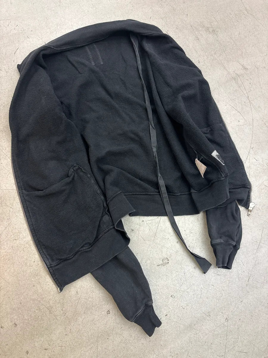 Rick Owens DRKSHDW Black Zip-Up Sweater nMLOmiIK 6