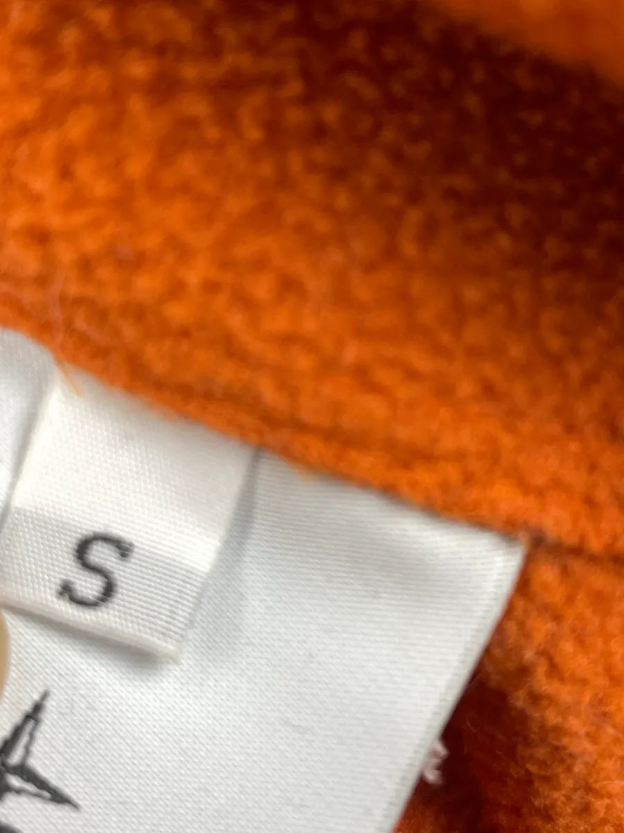 Stone Island Orange Soft Shell Hooded Logo Light Jacket nXtnmVzt 13