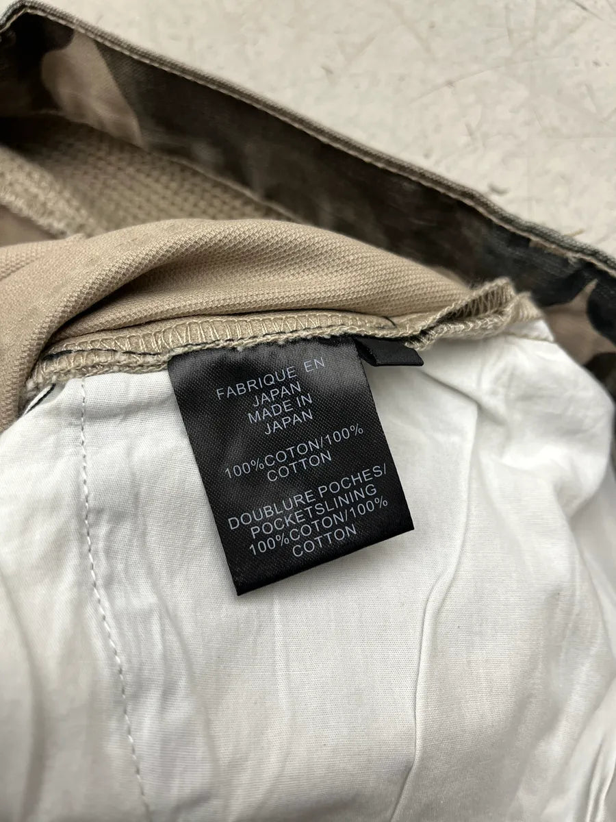 SS2014 Balmain Biker Camo Khaki Pants nYDneapa 12