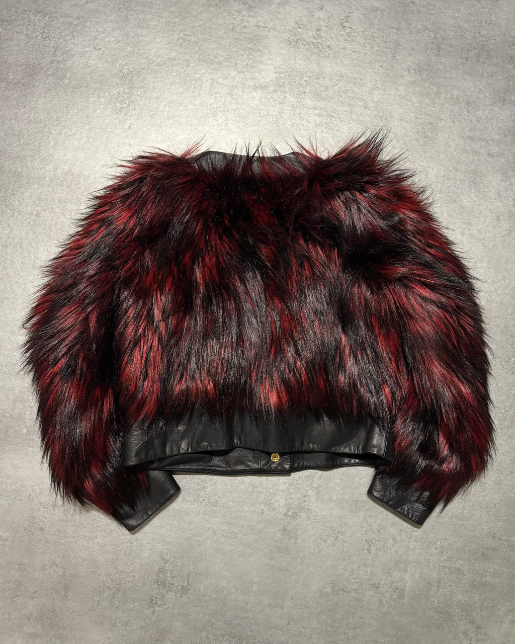 FW2015 Balmain x H&M Red Faux Fur Leather Jacket – Dolce Vita Hub FW2015 Balmain x H&M Red Faux Fur Leather Jacket – Dolce Vita Hub