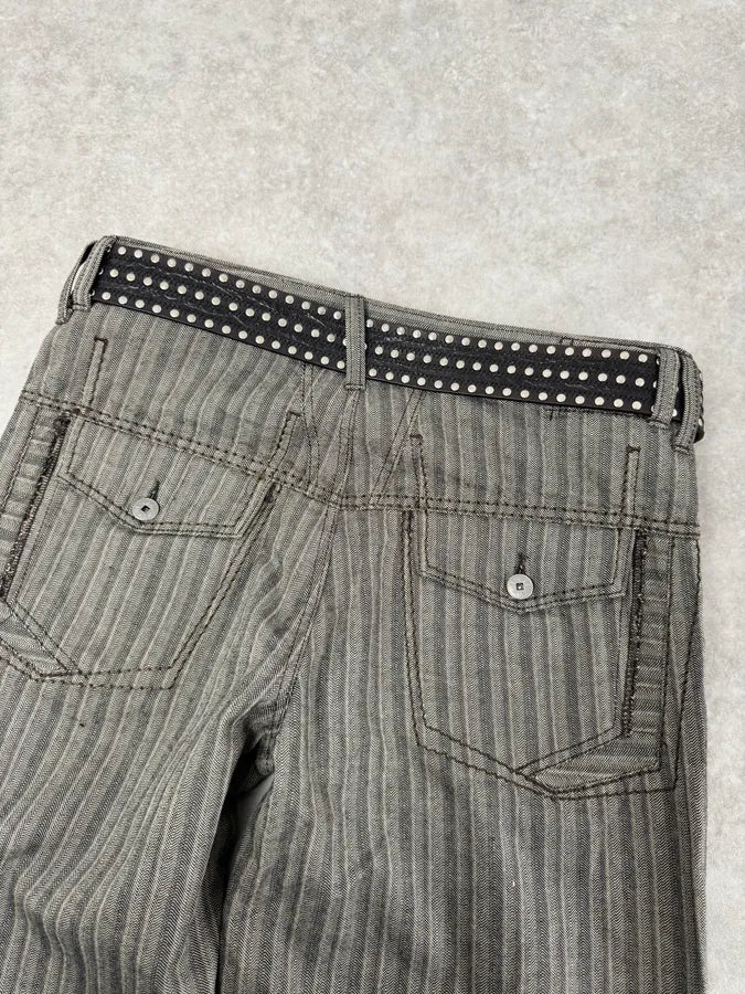 Nanni Milano Black Studded Leather Belt EgMAqEP 2