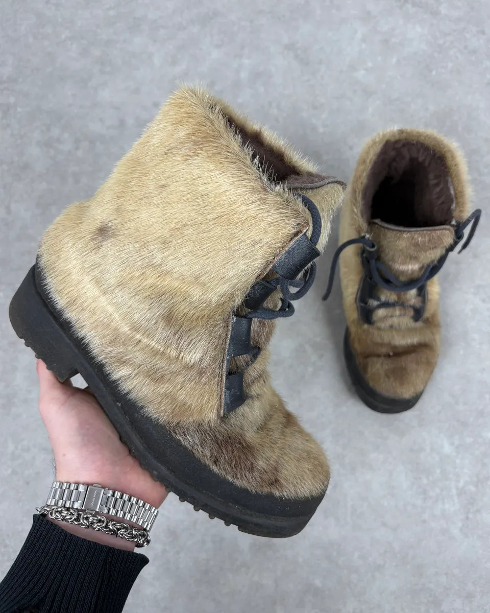 Archive Snow Camel Fur Boots PkUiDfo 0