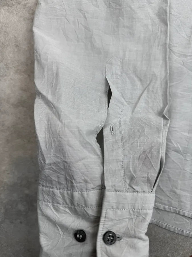 Neil Barrett Grey & Navy Trompe L’Oeil Tie Shirt DIiuBZB 9