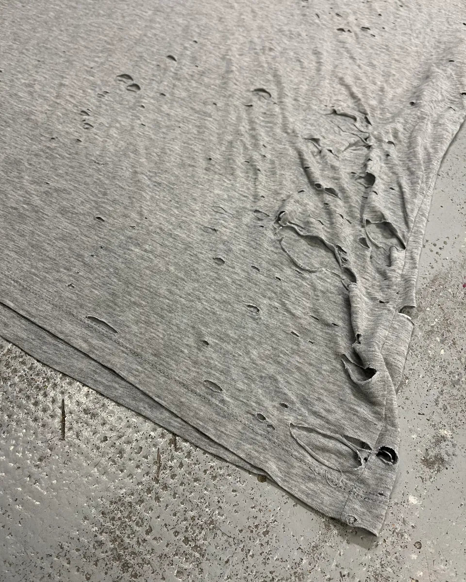 Neil Barrett Grey Distressed Trompe L’œil Necklace Tank Top VTvQfWZ 6