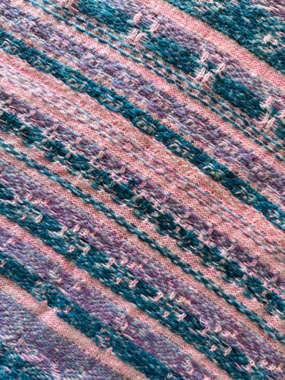FW2019 Acne Studios Striped Intarsia Knit Pink Jacquard Sleeveless Sweater (XL) - 5