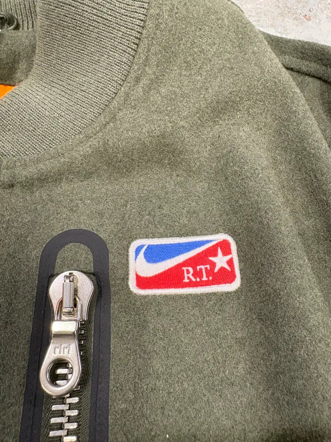 Nike By Riccardo Tisci Olive Varsity Bomber Jacket HIEmAIv 7