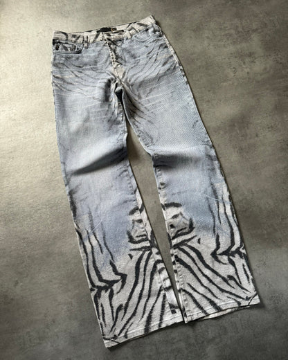 SS2002 Cavalli Safari Chic Zebra Pants (S) - 5