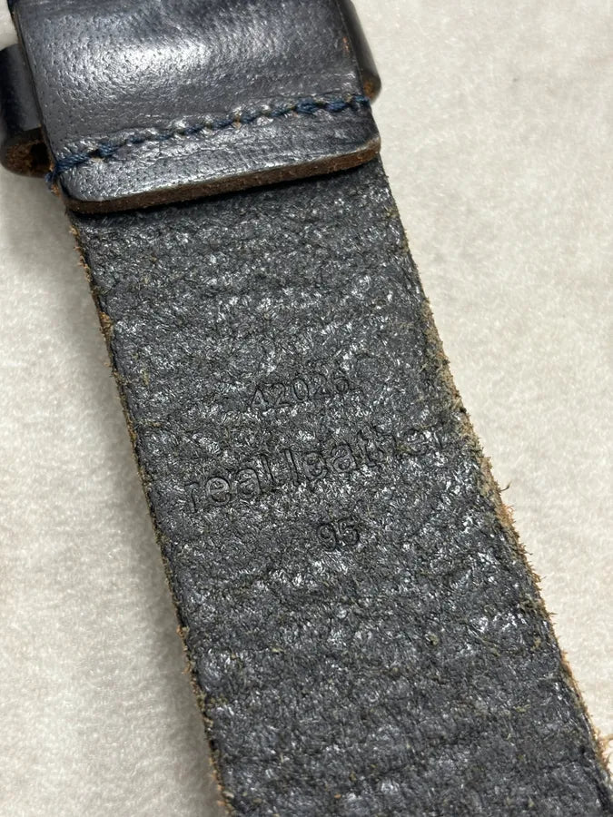 2000s Dolce & Gabbana Black Leather Studded Belt  JlxarEP 6