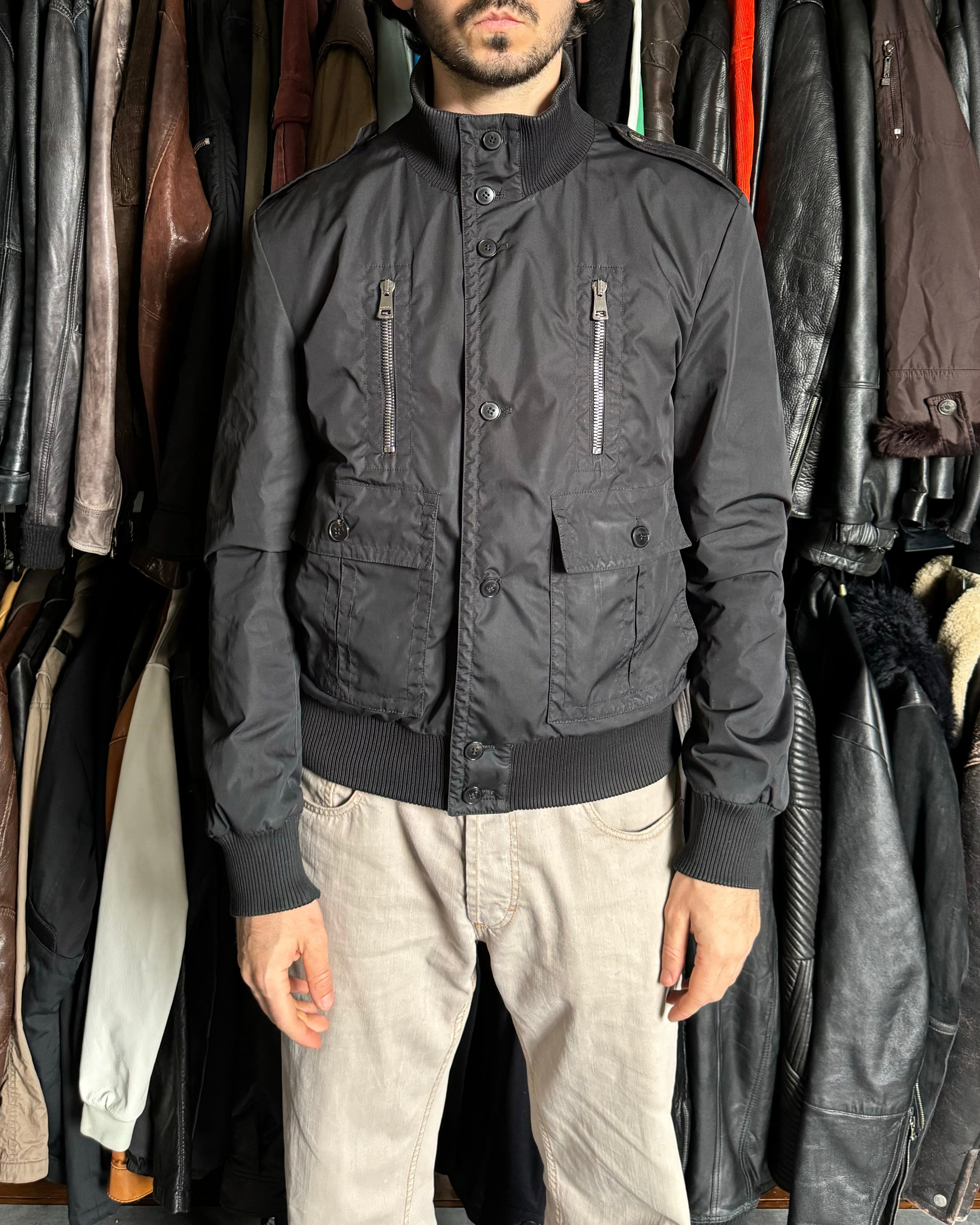 AW2009 Gucci Madonna Black Light Jacket (L) - 2