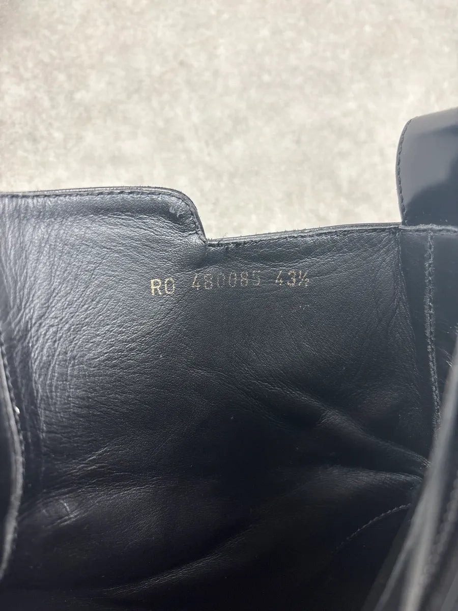 Saint Laurent Black Leather Ankle Boots yPkSLsU 10