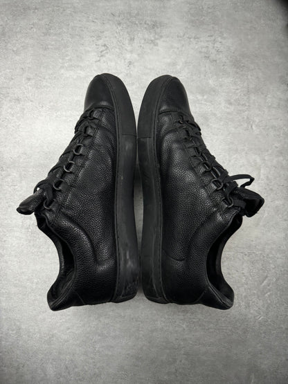 Balenciaga Arena Black Low Pure Leather Shoes (43) - 3