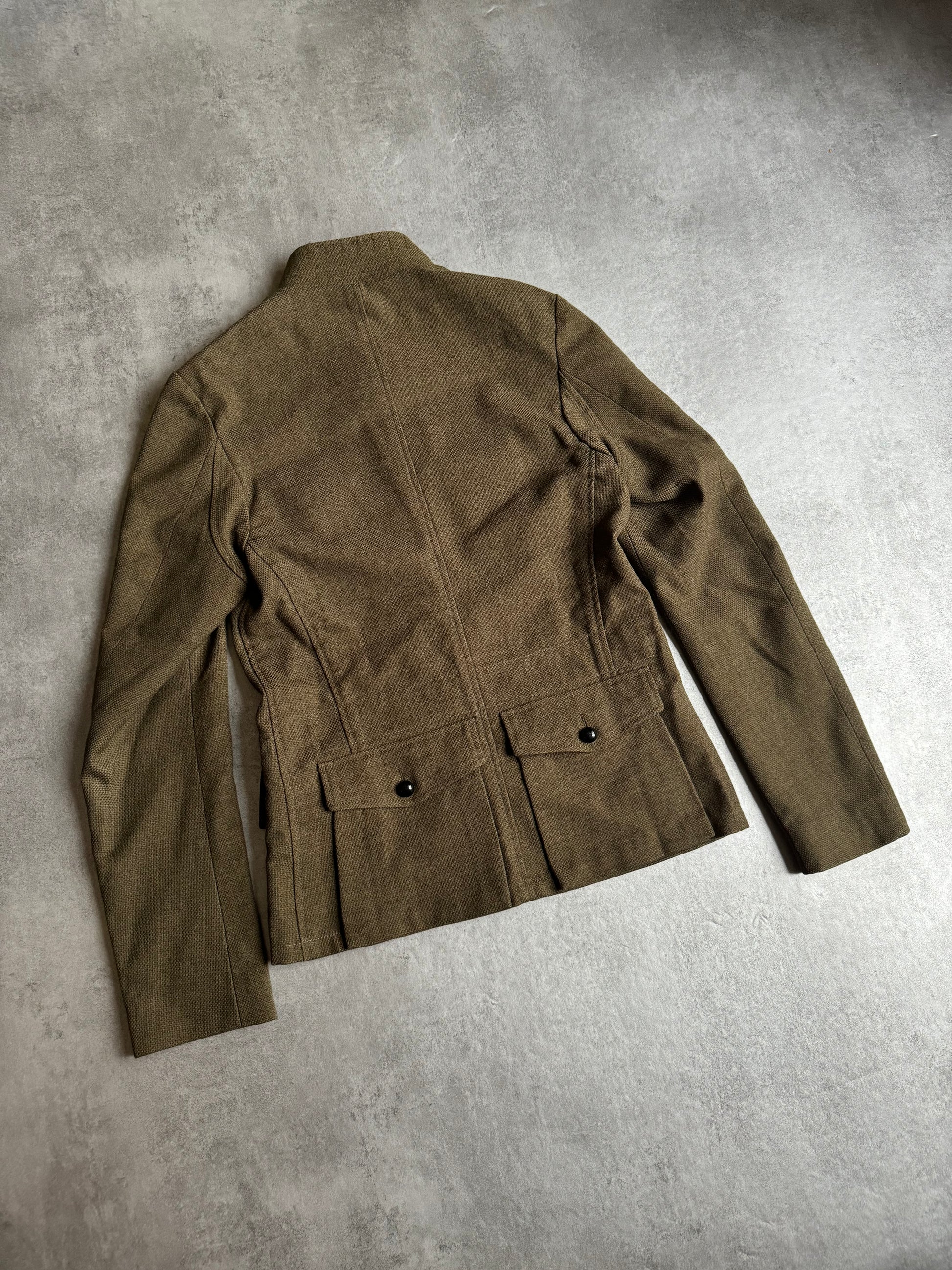 AW2006 Balenciaga Army Tailored Premium Mao Jacket (M) - 4