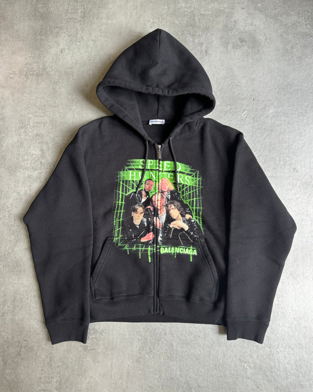 AW2018 Balenciaga Speedhunters Zip-up Black Hoodie – Dolce Vita Hub AW2018 Balenciaga Speedhunters Zip-up Black Hoodie – Dolce Vita Hub