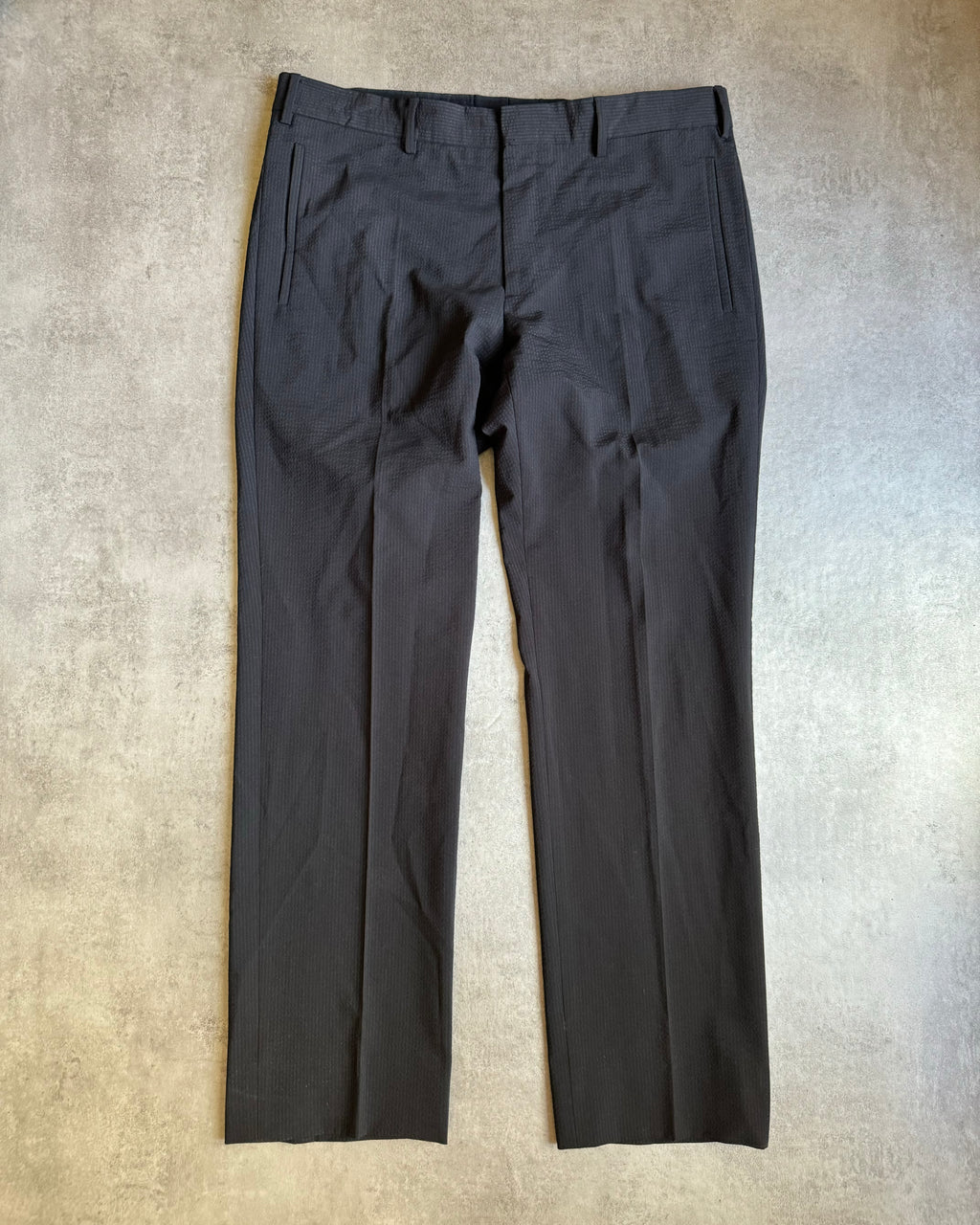 SS2019 Prada Black Wool Tailored Pants (XL) - 1