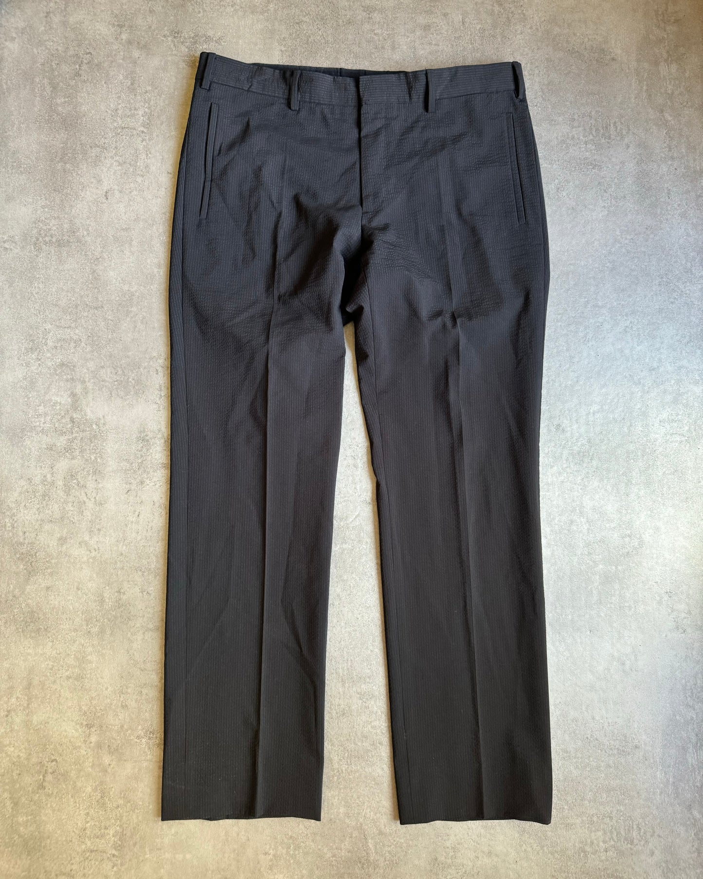 SS2019 Prada Black Wool Tailored Pants (XL) - 1