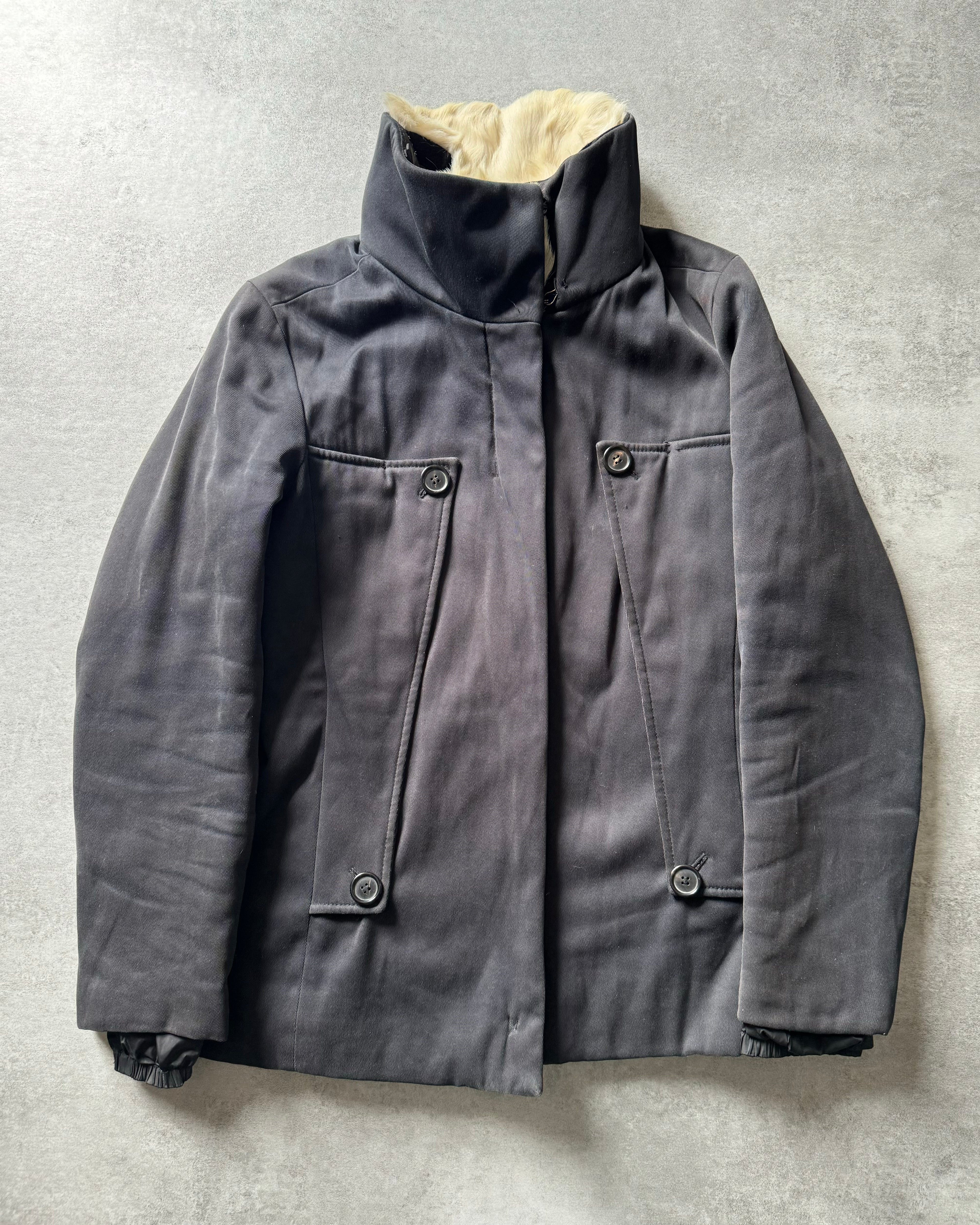 2000s Prada Structural Navy Jacket  (S) - 2