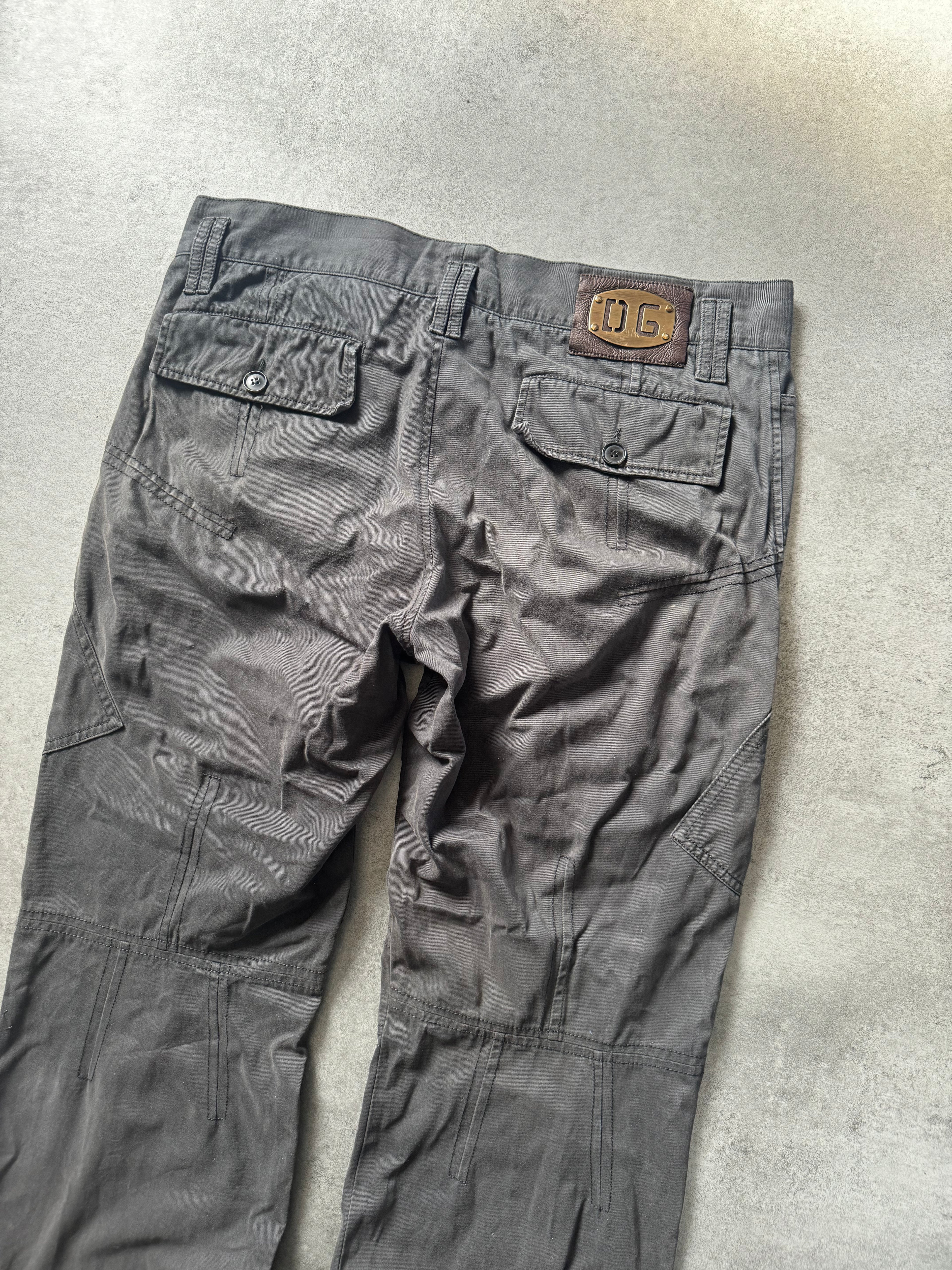AW2003 Dolce & Gabbana Faded Cargo Relaxed Pants (L) - 7