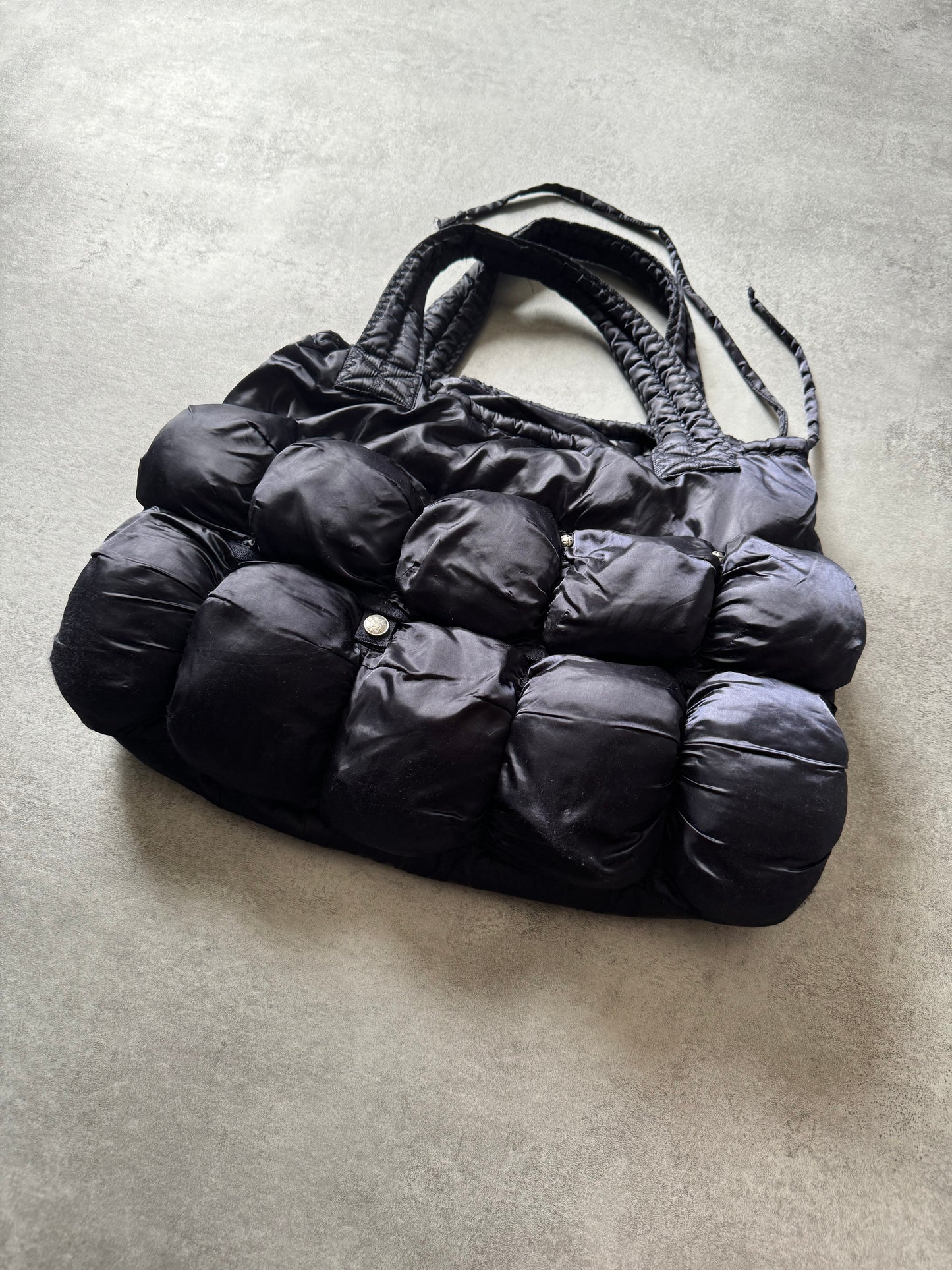 Marithé + François Girbaud Pokachu Cargo Navy Puffer Bag (OS) - 5