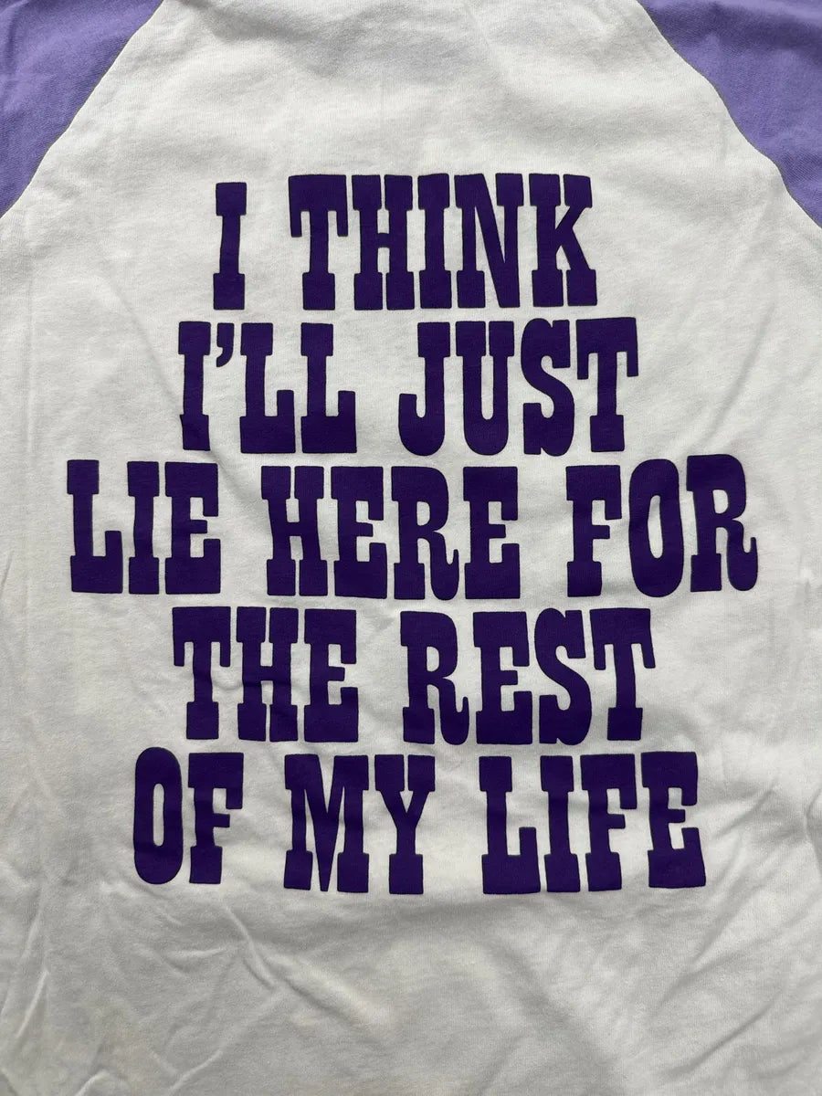 SS2021 Marc Jacobs X Peanuts White & Purple Snoopy Slogan Longsleeve oRdsYwmy 7