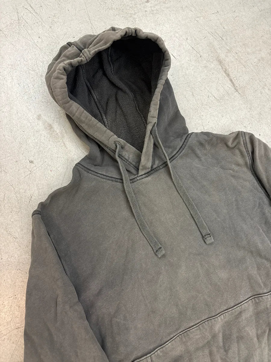 Stone Island Grey Faded Patch Hoodie oRzvettA 5