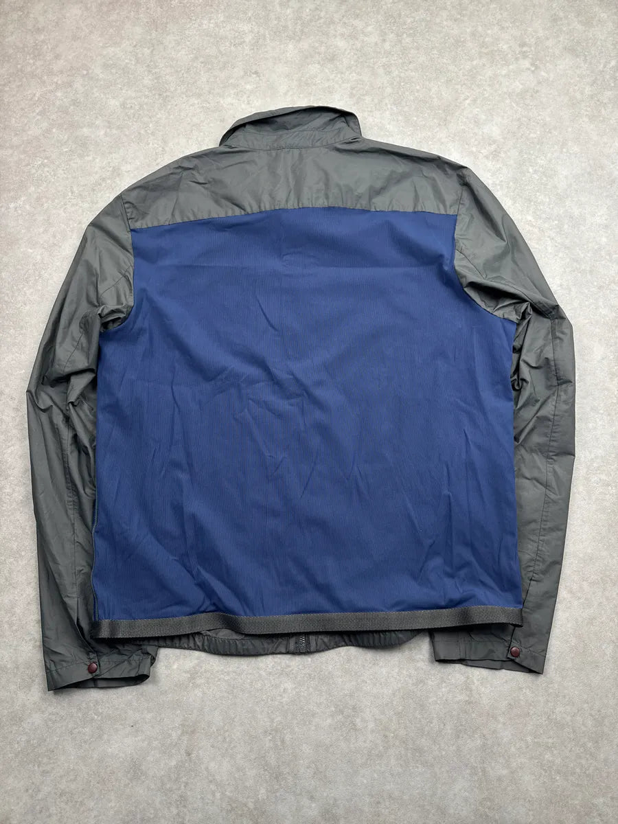 SS2000 Prada Dark Grey Zip-Up Mesh Lined Light Jacket oXPTAiYK 4