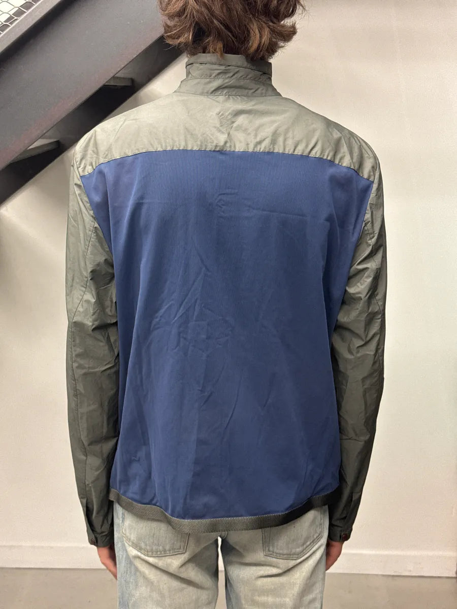 SS2000 Prada Dark Grey Zip-Up Mesh Lined Light Jacket oXPTAiYK 2
