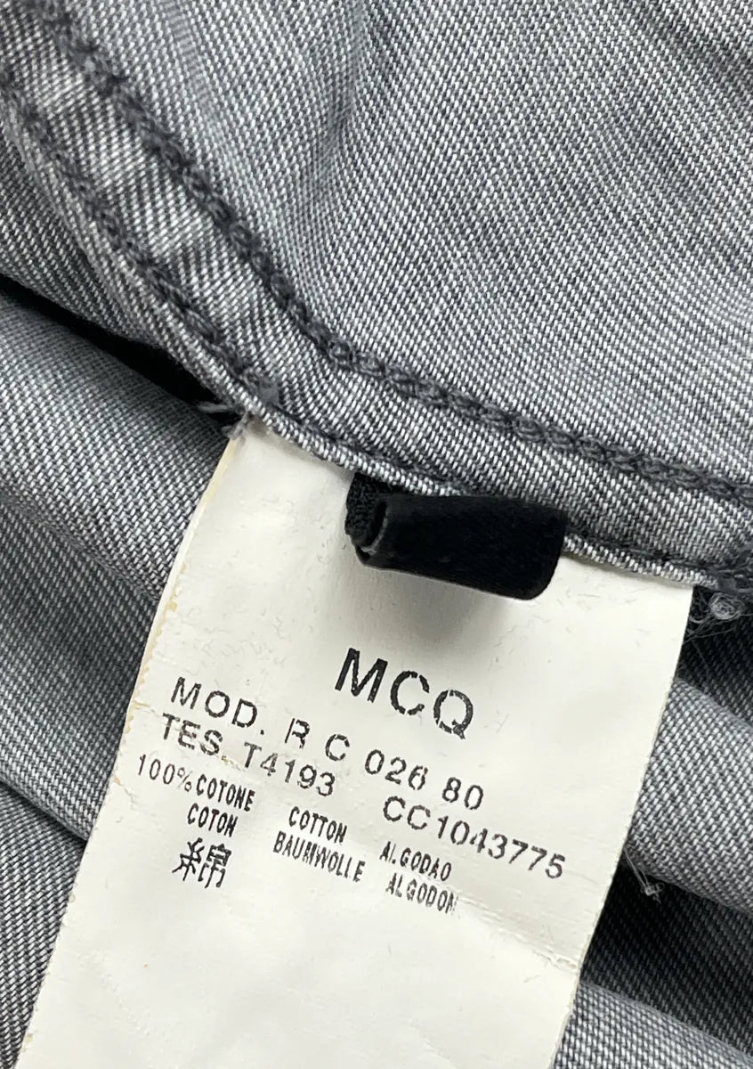 2000s Alexander McQueen Grey Utility Cargo Washed Shirt oXWhhYLX 11