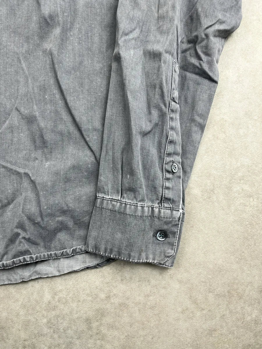 2000s Alexander McQueen Grey Utility Cargo Washed Shirt oXWhhYLX 8