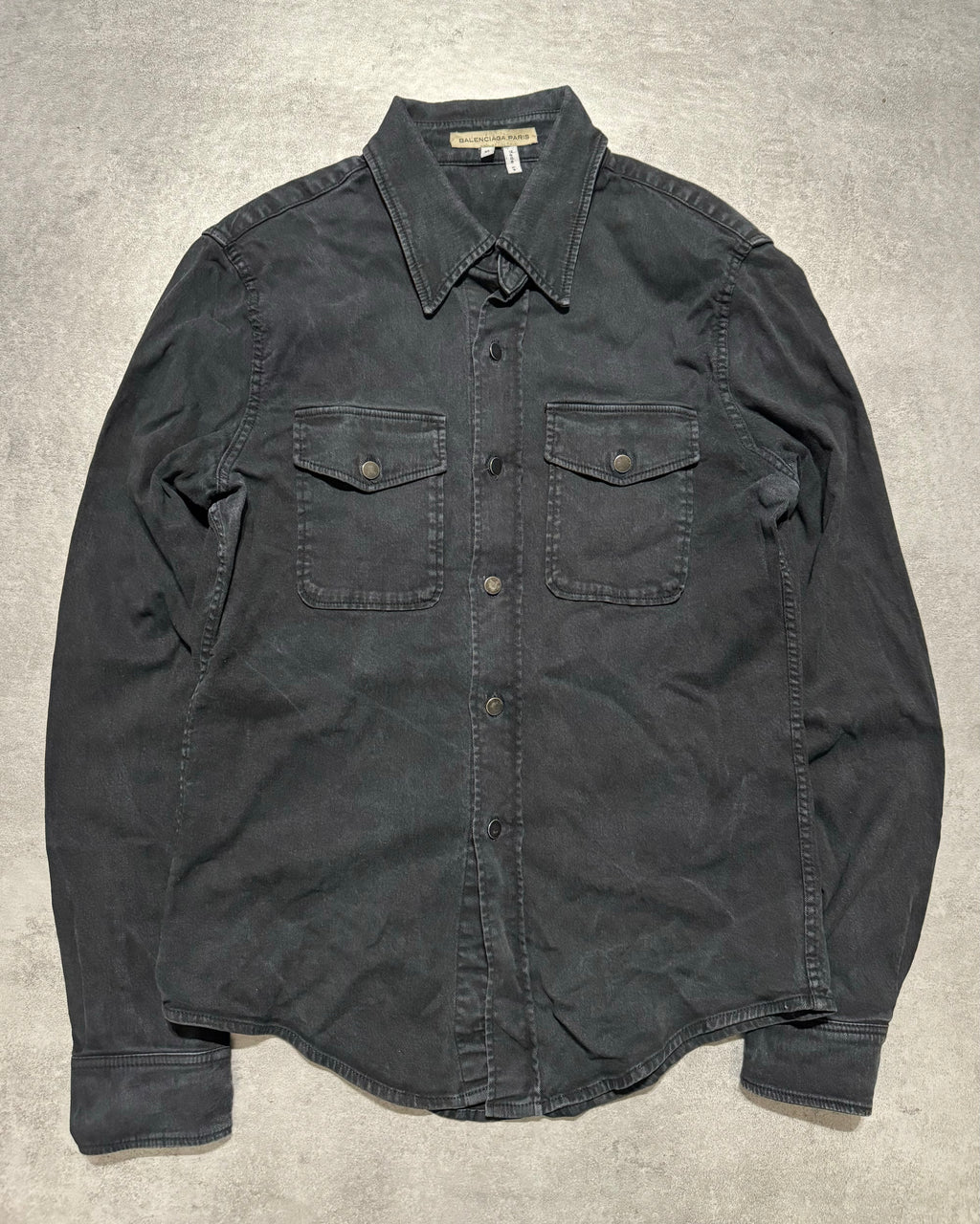 SS2003 Balenciaga Black Italian Shirt (XS/S) - 2