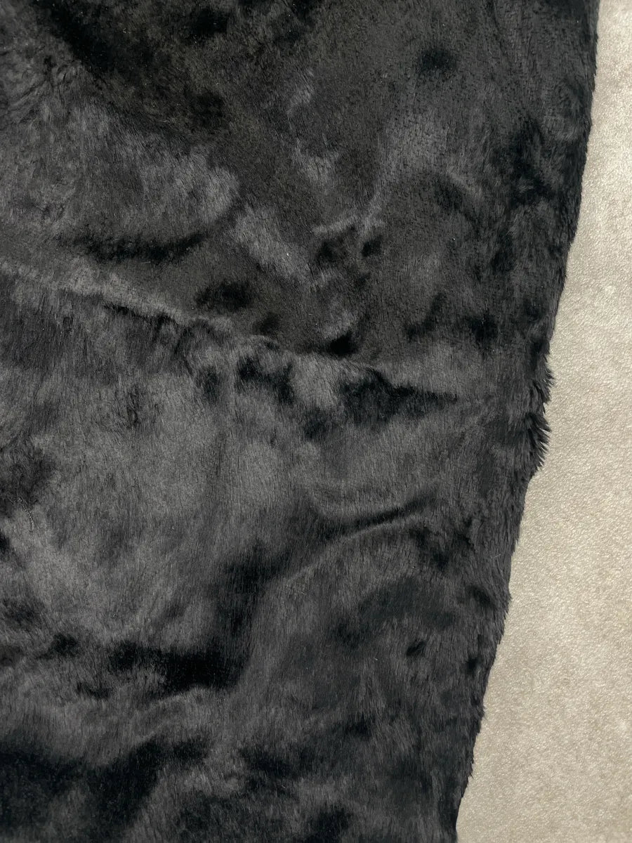 2000s Dolce & Gabbana Black Faux Fur Skirt obQZFGHh 6