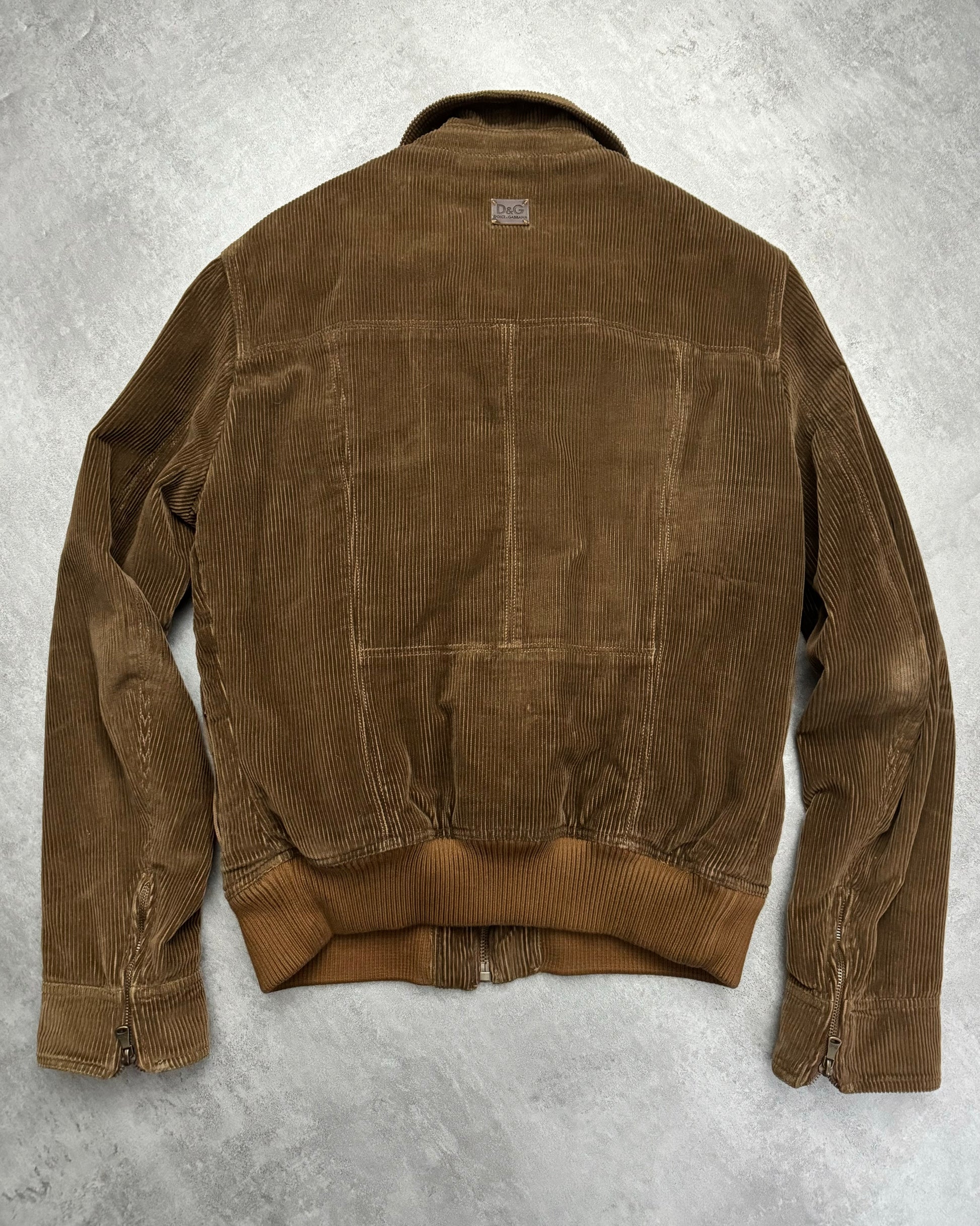 2000s Dolce & Gabbana Hunter Utility Corduroy Jacket (L) - 2