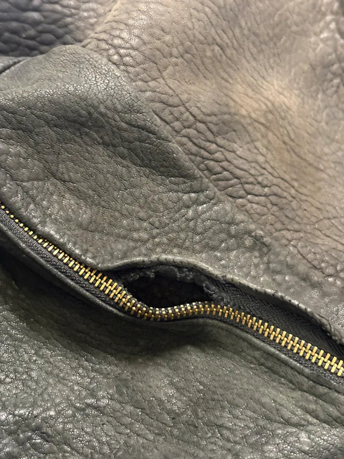 Officine Creative Black Grained Leather Faded Backpack eKSUBXw 11