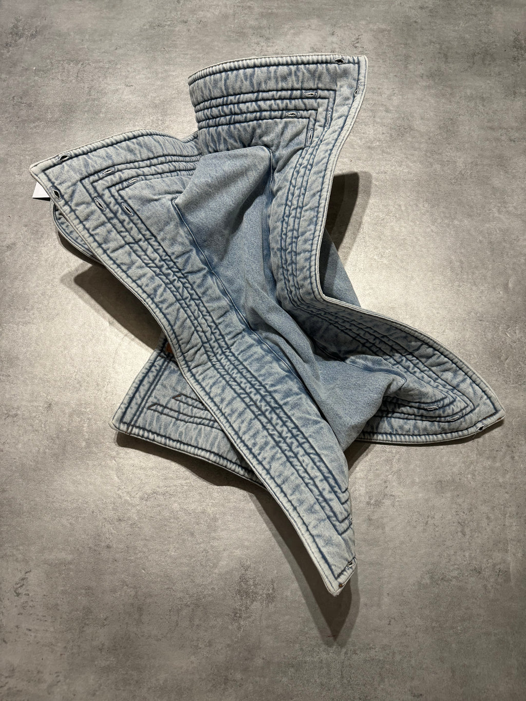 SS2024 Y/Project Ice Blue Denim Extra Cabas Bag (OS) - 8