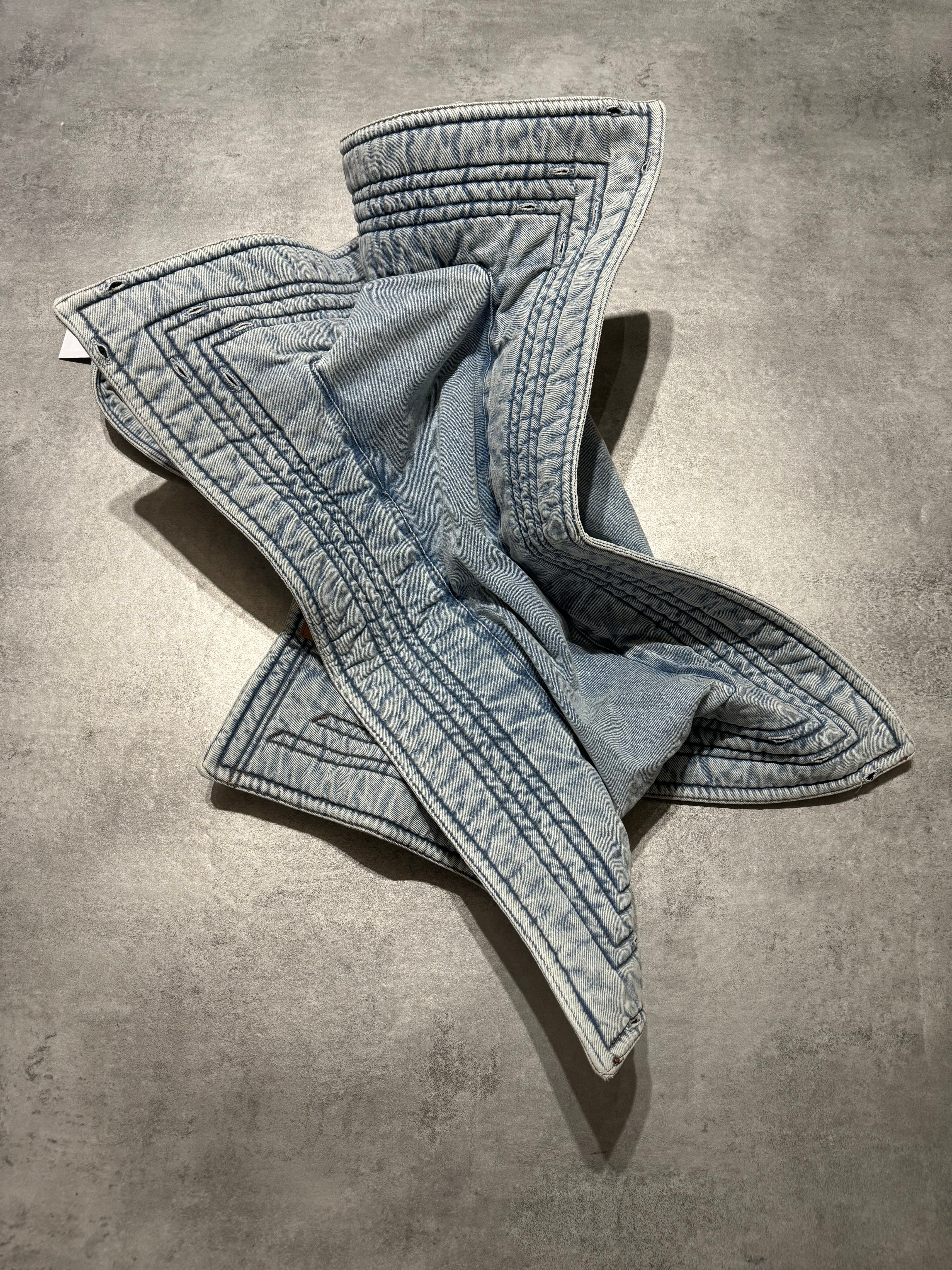 SS2024 Y/Project Ice Blue Denim Extra Cabas Bag (OS) - 8