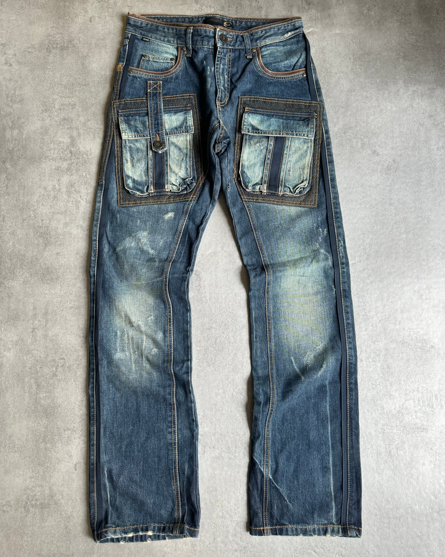 AW2005 Cavalli Cargo Underground Relaxed Denim Jeans (M) - 7