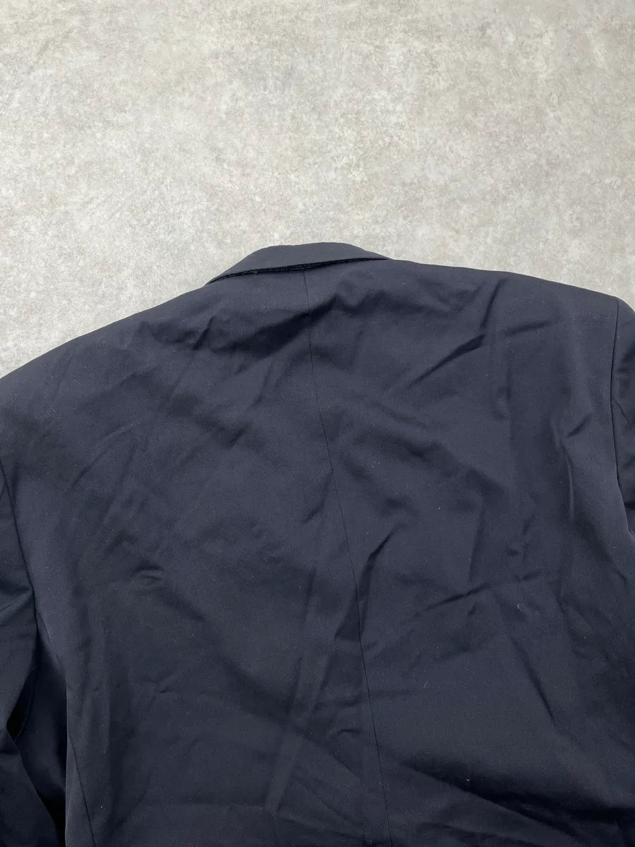 AW2012 Maison Martin Margiela Black Contrast Stitch Tailored Blazer otXVGBIJ 7