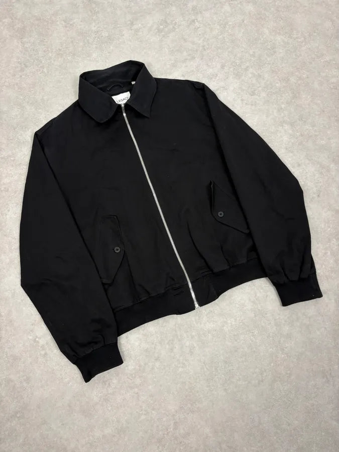 Our Legacy Black Work Twill Classy Zip-up Worker Jacket fJUGaLn 3
