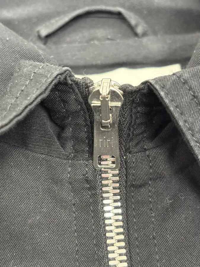 Our Legacy Black Work Twill Classy Zip-up Worker Jacket fJUGaLn 8