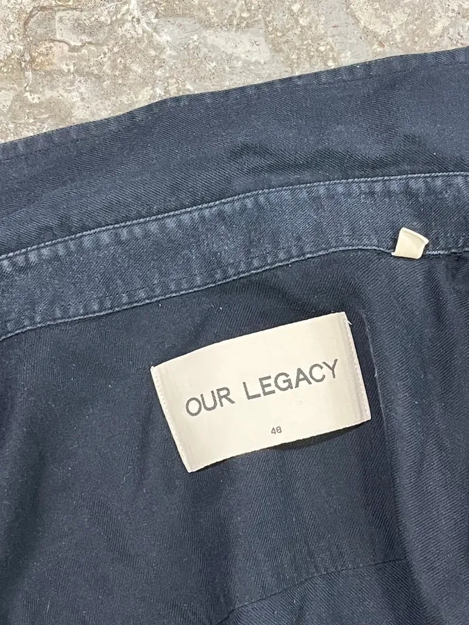 Our Legacy Black Zip-up Classy Shirt zKOklmZ 9