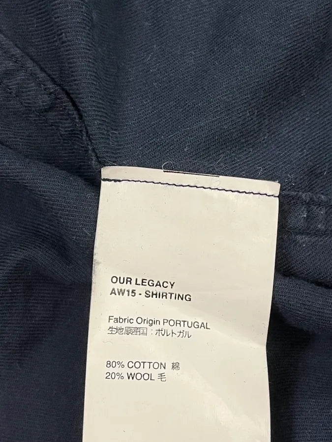 Our Legacy Black Zip-up Classy Shirt zKOklmZ 8