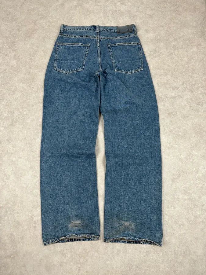 Our Legacy Blue Distressed Denim Jeans  mgeuvoP 7