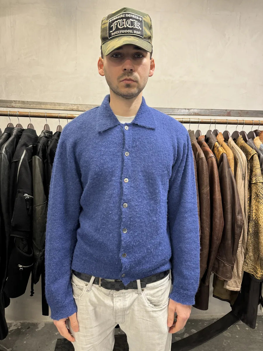 Our Legacy Blue Royal Wool Knit Cardigan (L) VpyTVFN 0