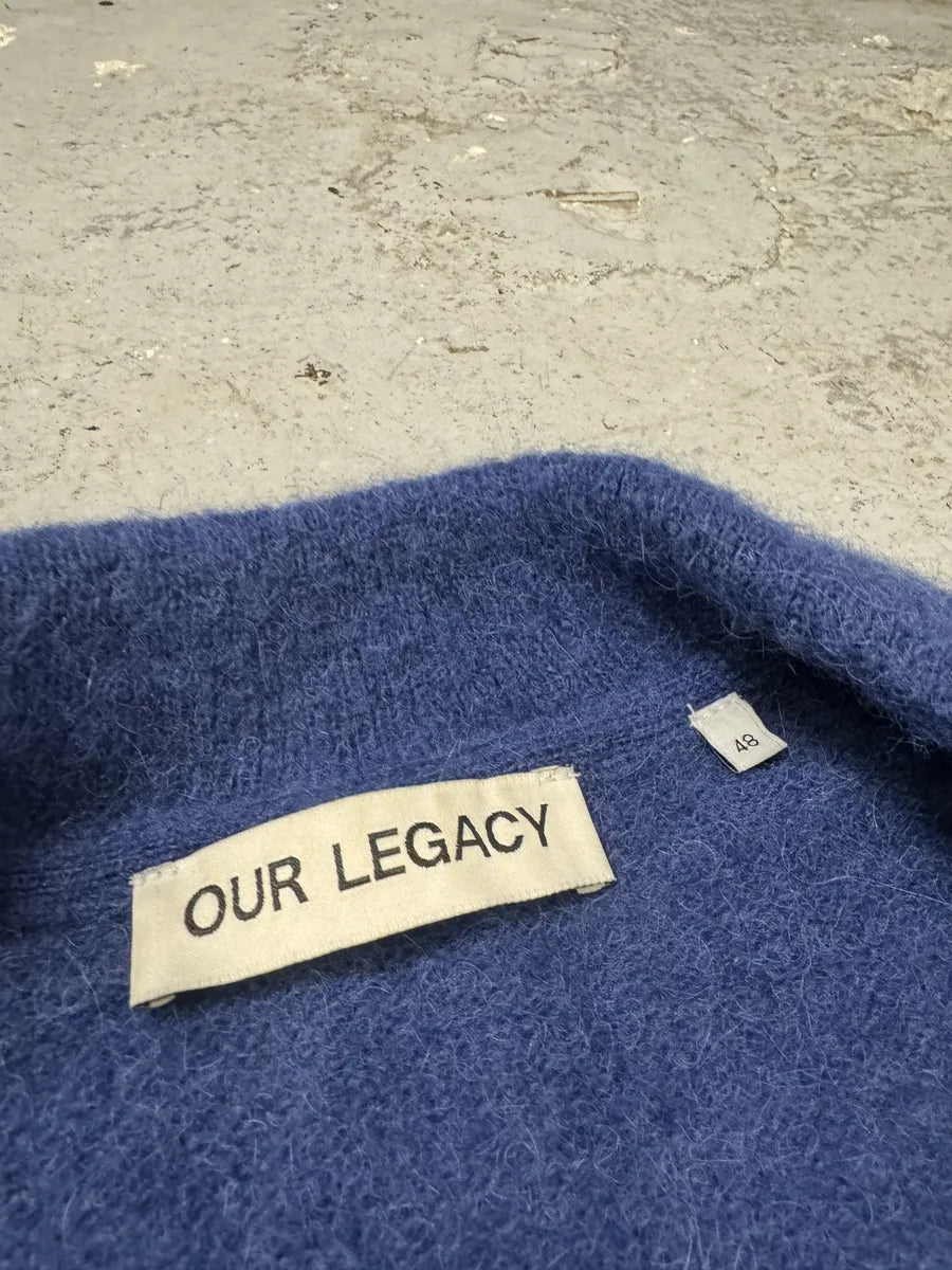 Our Legacy Blue Royal Wool Knit Cardigan (L) VpyTVFN 2
