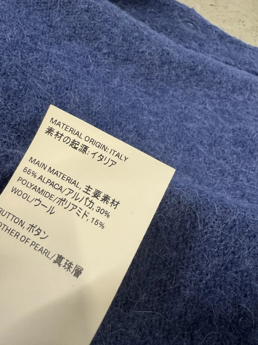 Our Legacy Blue Royal Wool Knit Cardigan (L) VpyTVFN 3