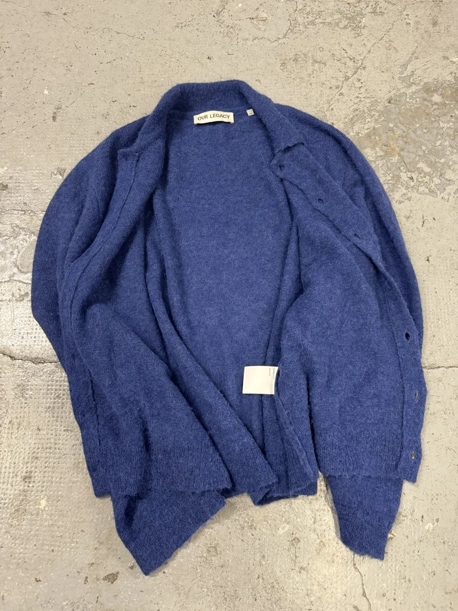 Our Legacy Blue Royal Wool Knit Cardigan (L) VpyTVFN 4