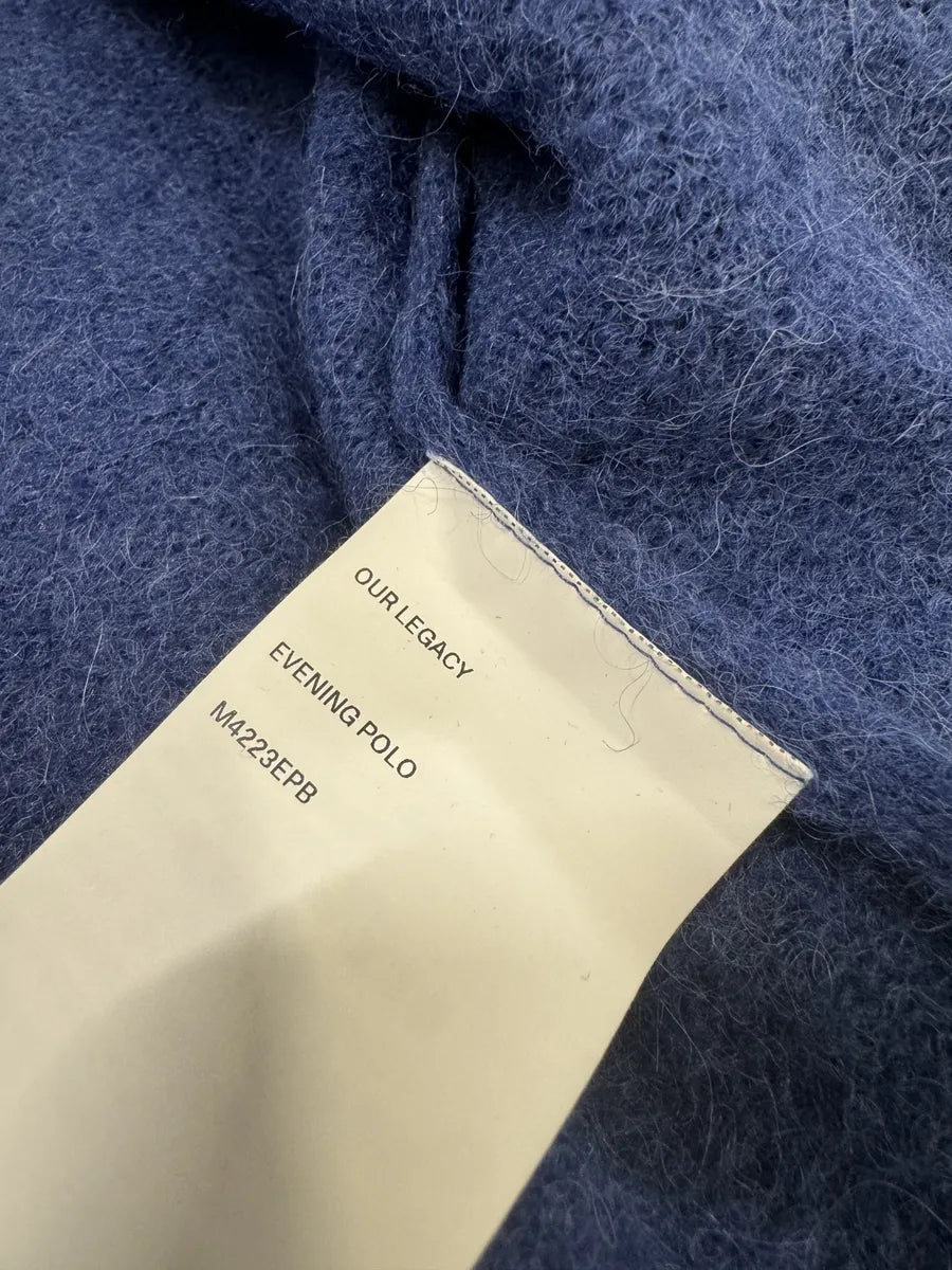 Our Legacy Blue Royal Wool Knit Cardigan (L) VpyTVFN 5