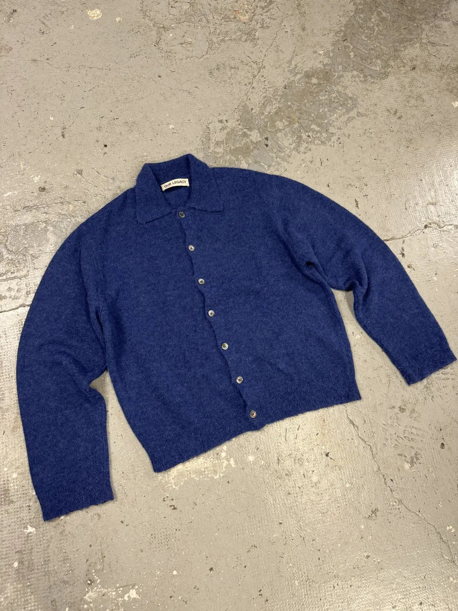 Our Legacy Blue Royal Wool Knit Cardigan (L) VpyTVFN 8