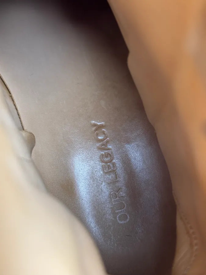 Our Legacy Daimyo Camel Leather Boots NpFqHTa 6
