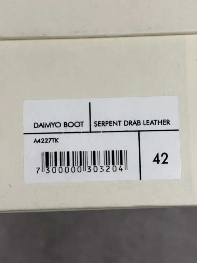 Our Legacy Daimyo Camel Leather Boots NpFqHTa 7